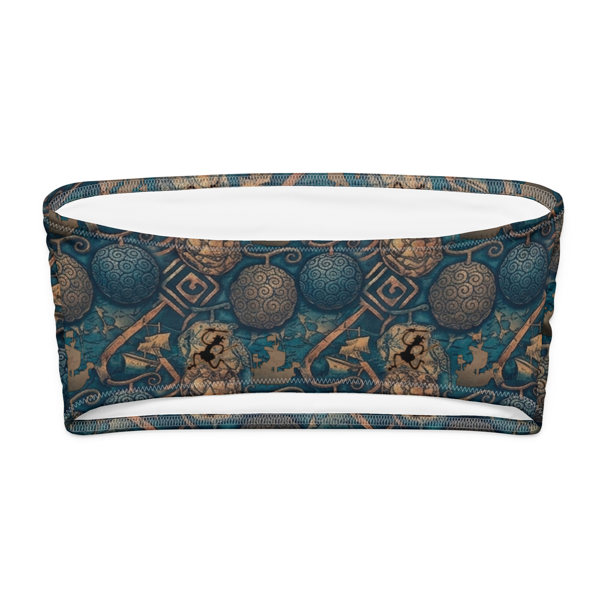 Sujetador de bikini bandeau reciclado - Imagen 3